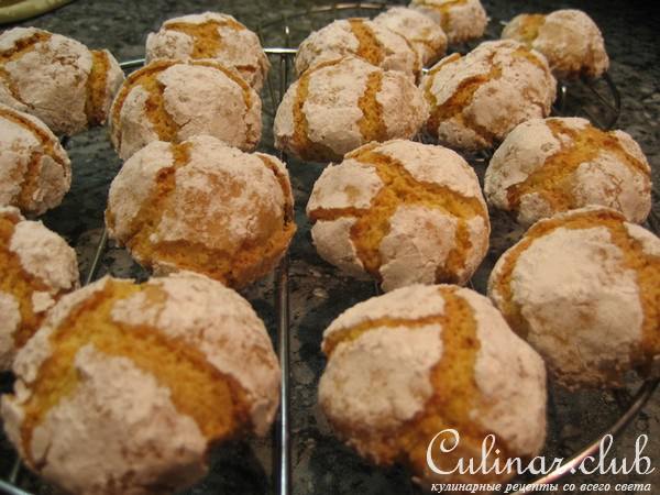 Миндально-апельсиновое печенье