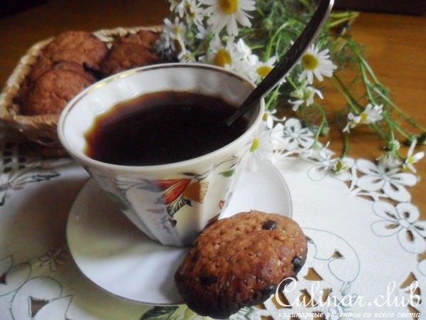 Печенье из цельнозерновой муки с шоколадными каплями "В последний день лета"