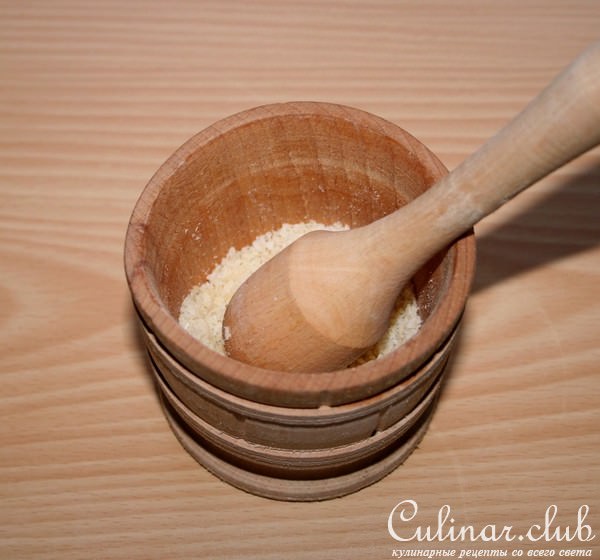Миндальное печенье с мандаринами и лимоном
