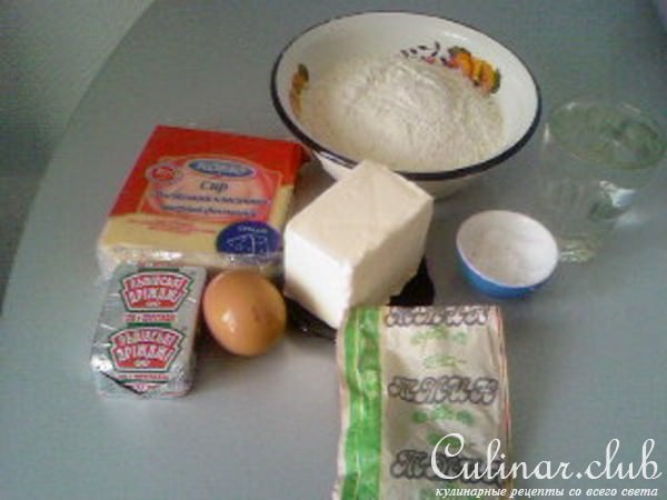 Печенье закусочное с сыром и тмином.