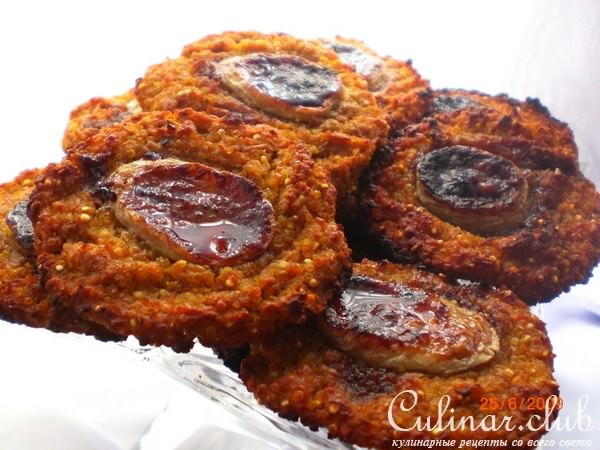Тыквенное печенье с бананом и медом