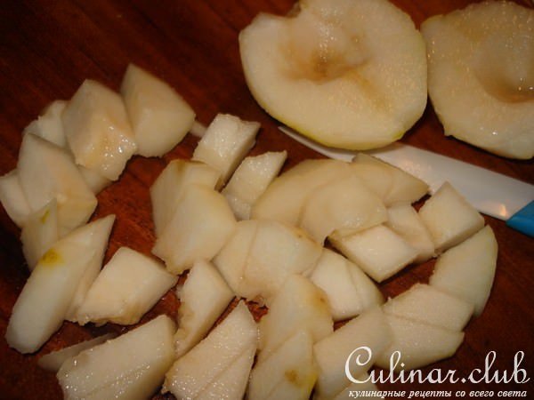 Сконы с печенными грушами и шоколадом