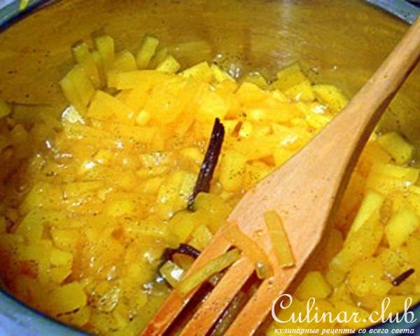 Пончики с начинкой из манго с перчиком чили