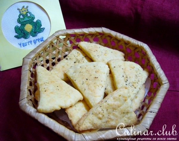 Сырные (чеддар) хрустики