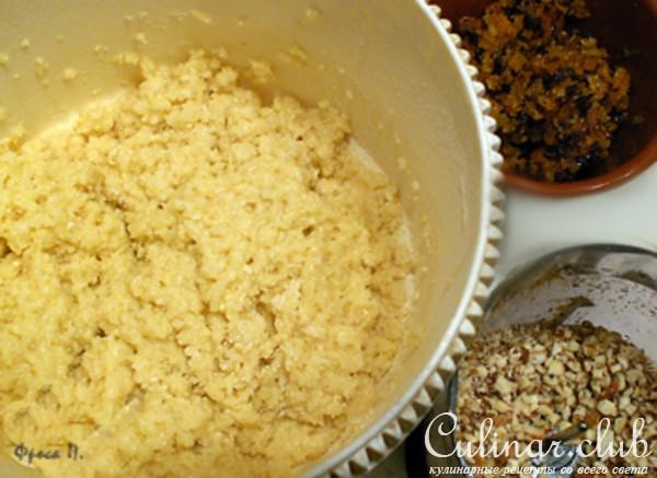 Бискотти с курагой и орехами