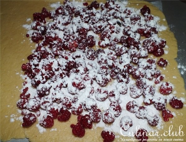 Печенье с малиной