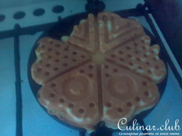 Вафельные сердечки
