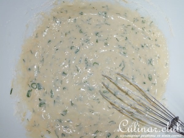 Вафли с луком и сыром