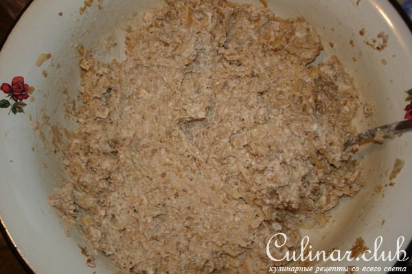 Овсяное печенье с яблоком и творогом