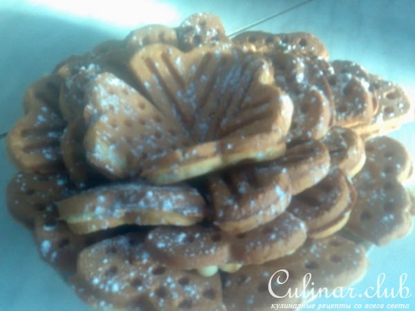 Вафельные сердечки