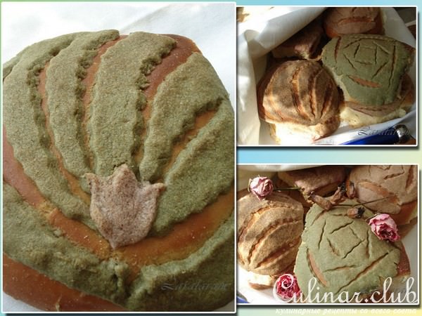 Булочки в "цветных беретиках" (по следам мексиканских CONCHAS)