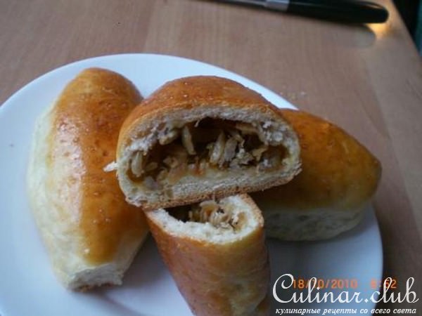 Пирожки с кислой капустой