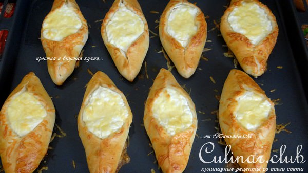 PIDE турецкие с творогом и сыром