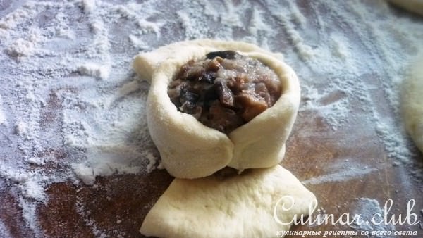 Кныши с гречневой кашей,куриным филе,грибами и песто + бонус!!!