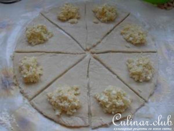 Пирожки с рисом и яйцом