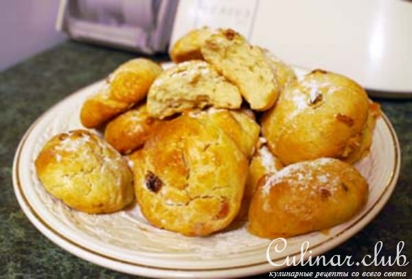 Булочки с изюмом (сконы) (вариант)