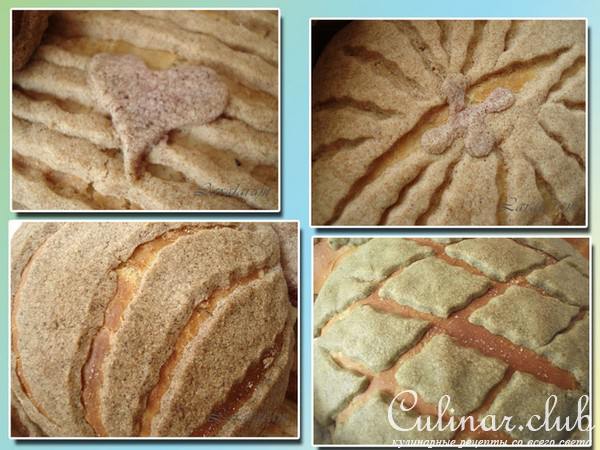 Булочки в "цветных беретиках" (по следам мексиканских CONCHAS)