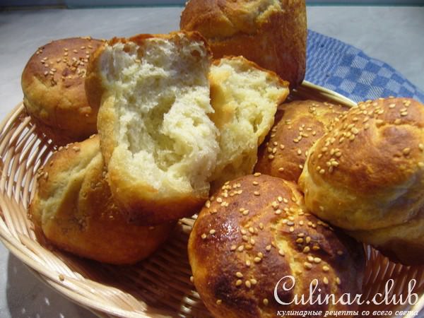Постные картофельные булочки
