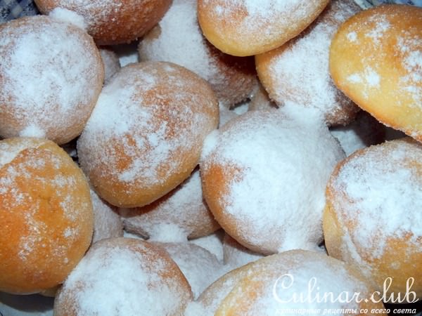 Пончики с джемом из духовки
