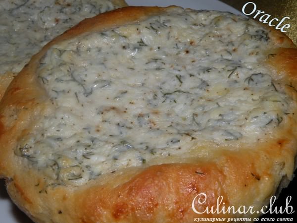 Турецкие лепешки с сыром Фета и укропом. PEYNIRLI PIDE