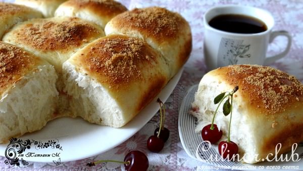 Разборный пирог с вишней