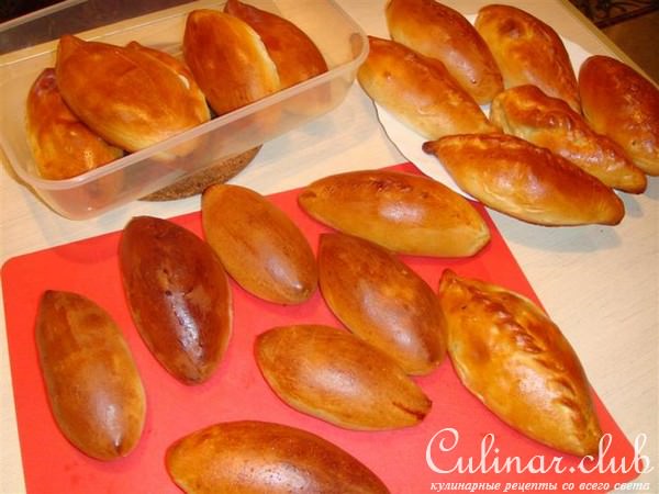 Пирожки с капустой.