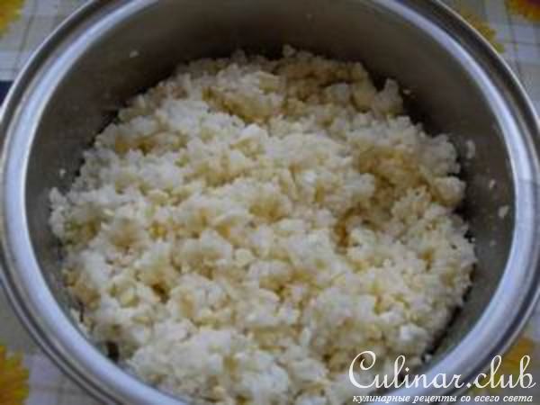 Пирожки с рисом и яйцом