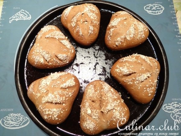 Шоколадные булочки "Листочки"