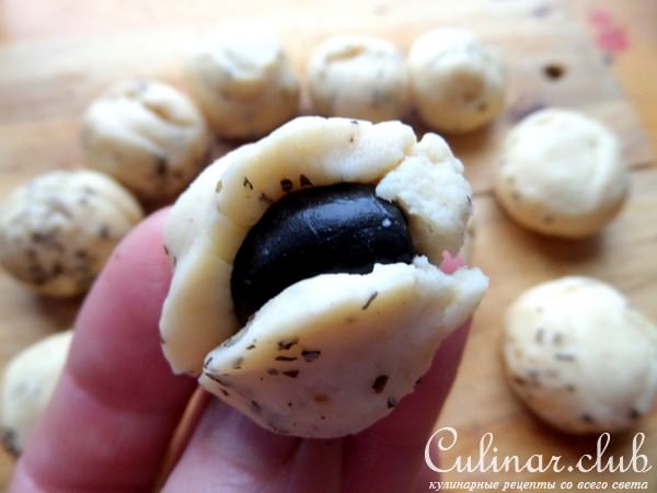 Сырные пирожки с маслинами и др. начинками