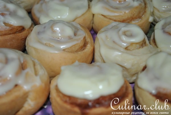 Американские булочки с корицей «Cinnamon rolls»
