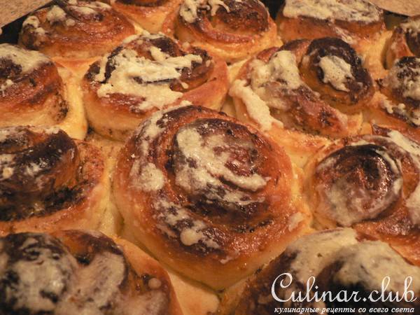 Булочки с маслом и корицей