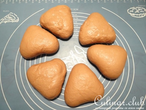 Шоколадные булочки "Листочки"