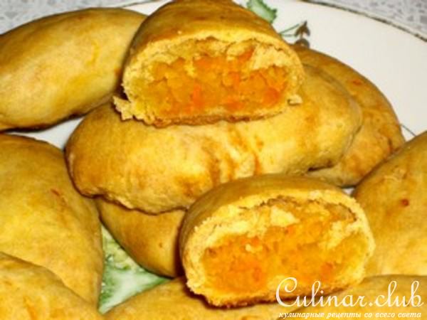 Постные пирожки с тыквой