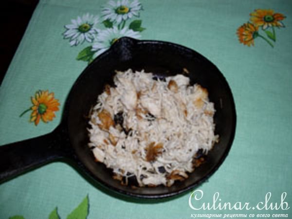 Пирожки с курицей и капустой