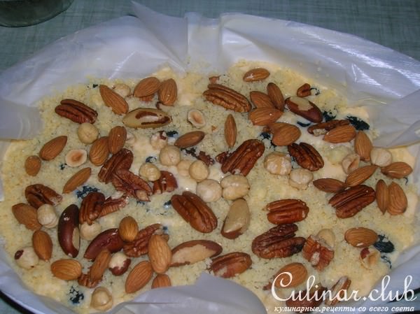 Её Величество Королевская песочная ватрушка с орехами