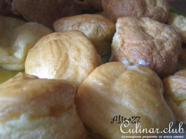 Эклеры(профитроли) с заварным кремом