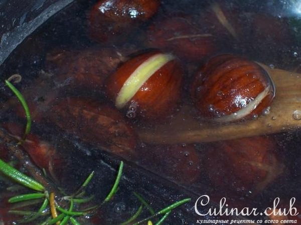 Вареные каштаны (marroni bolliti)