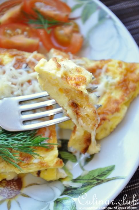 Омлет с гренками и сыром (ФМ)