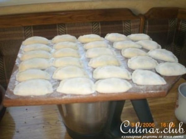 Заварное тесто на вареники 