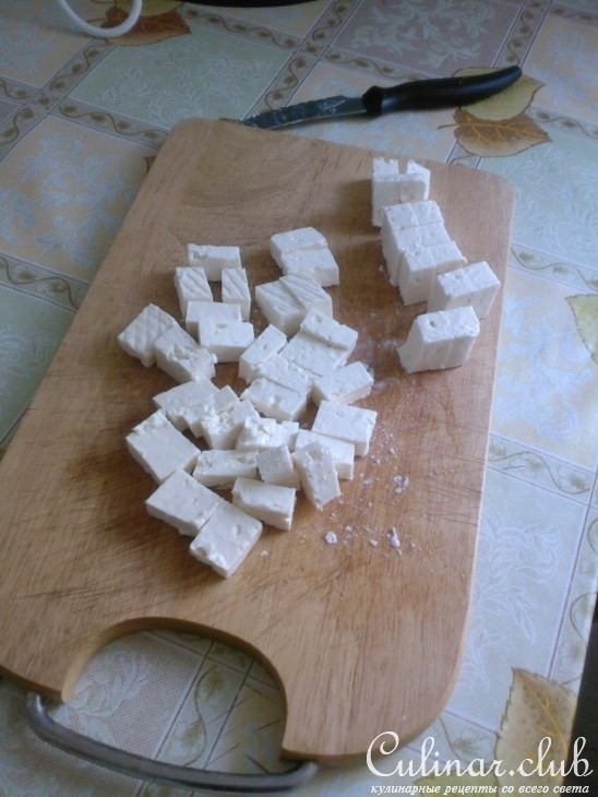 Маринованная брынза(мой вариант).