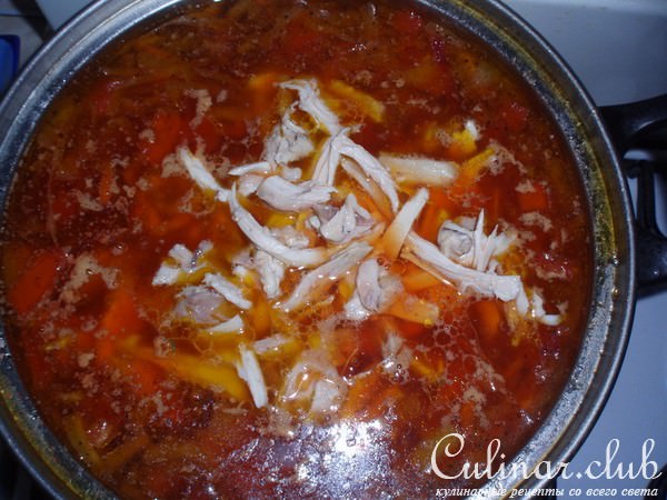 Борщ с курицей (вариант)