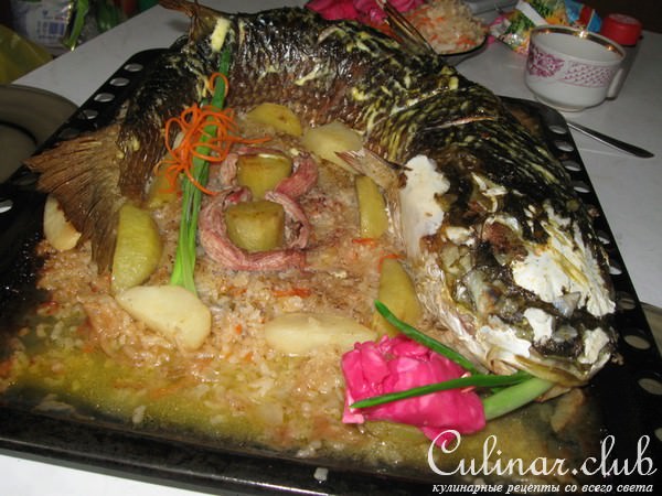Карп запеченый (Рыба запеченая)