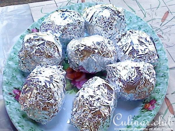 Картошка запечённая в углях(вариант)