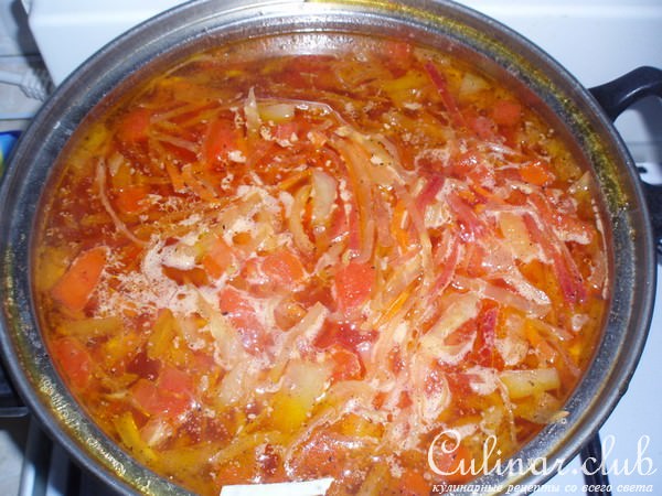 Борщ с курицей (вариант)