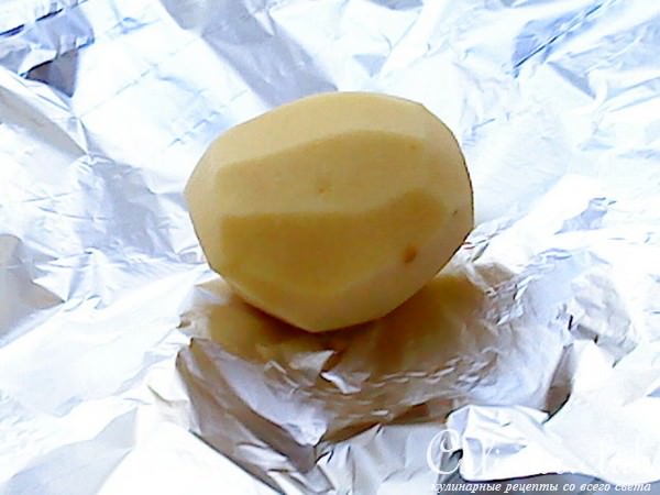 Картошка запечённая в углях(вариант)