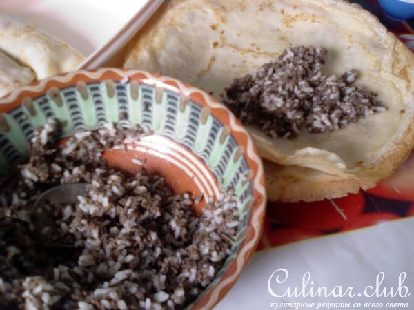 Блинчики с начинкой ( вариант)