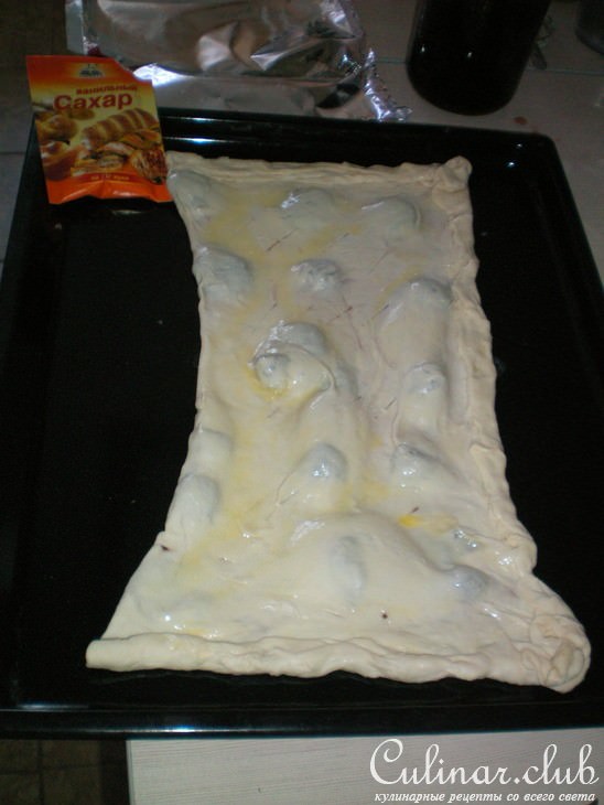 Слойка с клубничкой