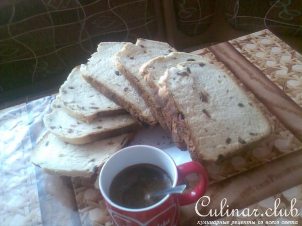 сдобная сладкая булка с изюмом из ХП 