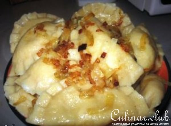 Вареники с картошкой в плиссированных юбочках