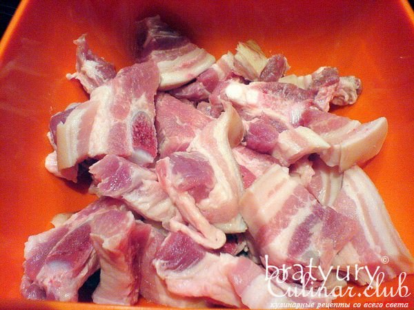 Рёбрышки, запечённые в пакете